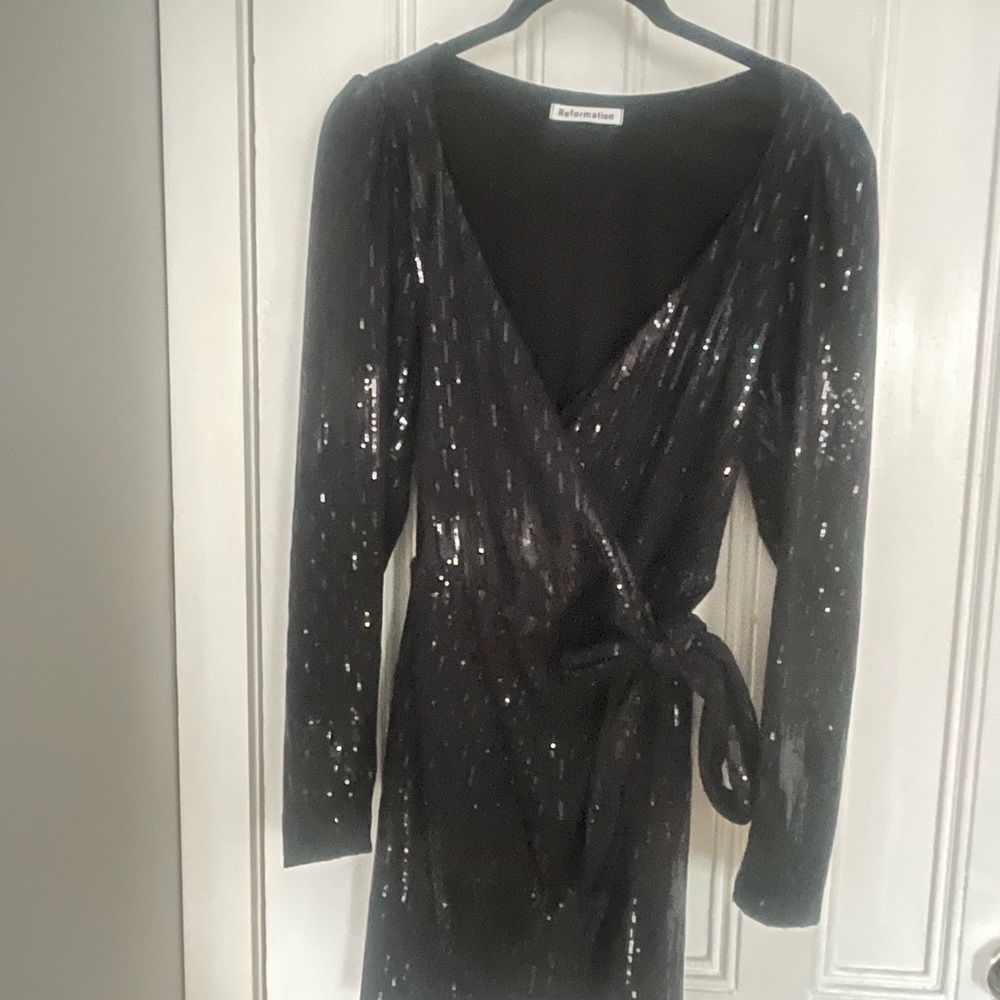 Reformation Ireland sequin dress